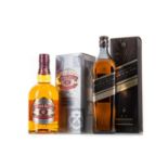 CHIVAS REGAL 21 YEAR OLD AND JOHNNIE WALKER DOUBLE BLACK BLENDED WHISKY