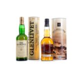 GLENLIVET 12 YEAR OLD AND OLD PULTENEY 12 YEAR OLD SINGLE MALT