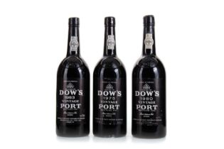 3 BOTTLES OF DOW'S VINTAGE PORT INCLUDING 1975 VINTAGE