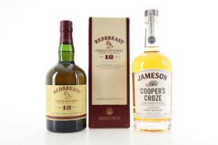 REDBREAST 12 YEAR OLD AND JAMESON COOPER'S CROZE IRISH WHISKEY