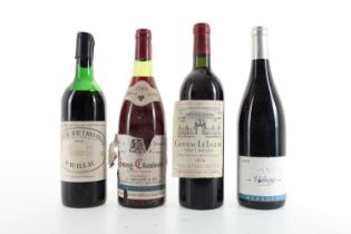 4 BOTTLES OF FRENCH RED WINE INCLUDING CHATEAU LA LAGUNE HAUT-MEDOC 1978