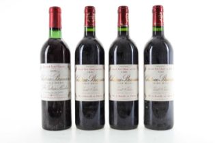 4 BOTTLES OF CHATEAU BRANAIRE-DUCRU SAINT-JULIEN 1996 AND 1970 VINTAGE