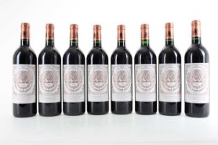 8 BOTTLES OF BARON DE PICHON-LONGEUVILLE 1996 PAUILLAC FRENCH - BORDEAUX