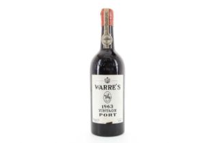 WARRE'S 1963 VINTAGE PORT