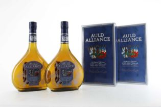 2 BOTTLES OF AULD ALLIANCE MARRIAGE OF MALT WHISKY AND ARMAGNAC