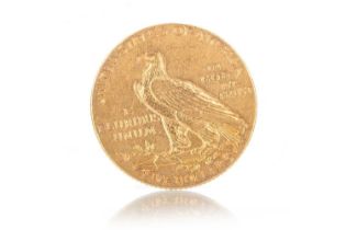AMERICAN INDIAN HEAD GOLD FIVE DOLLAR COIN