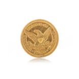 GOLD LIBERTY HEAD QUARTER EAGLE 2 1/2 DOLLAR COIN