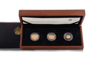 2012 UK PROOF SOVEREIGN THREE-COIN COLLECTION, GOLD