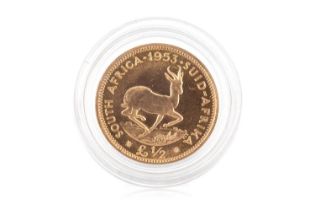 SOUTH AFRICAN GOLD £1/2 COIN