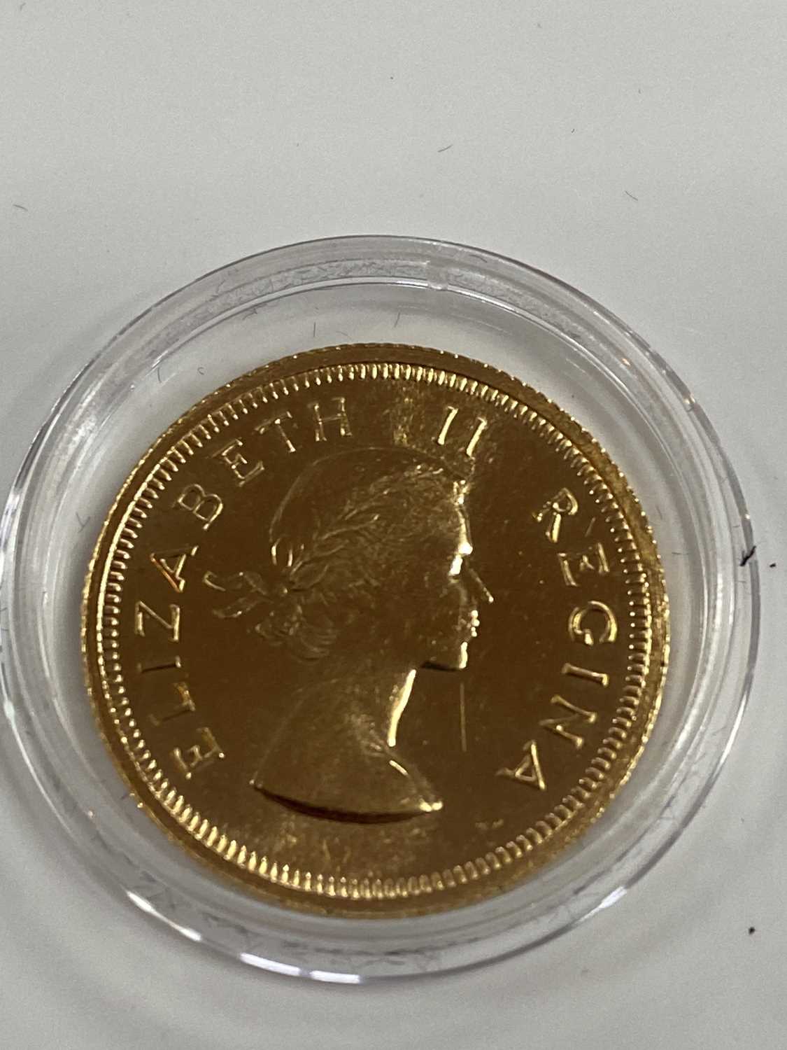 SOUTH AFRICA GOLD £1 COIN 1960 - Image 3 of 4