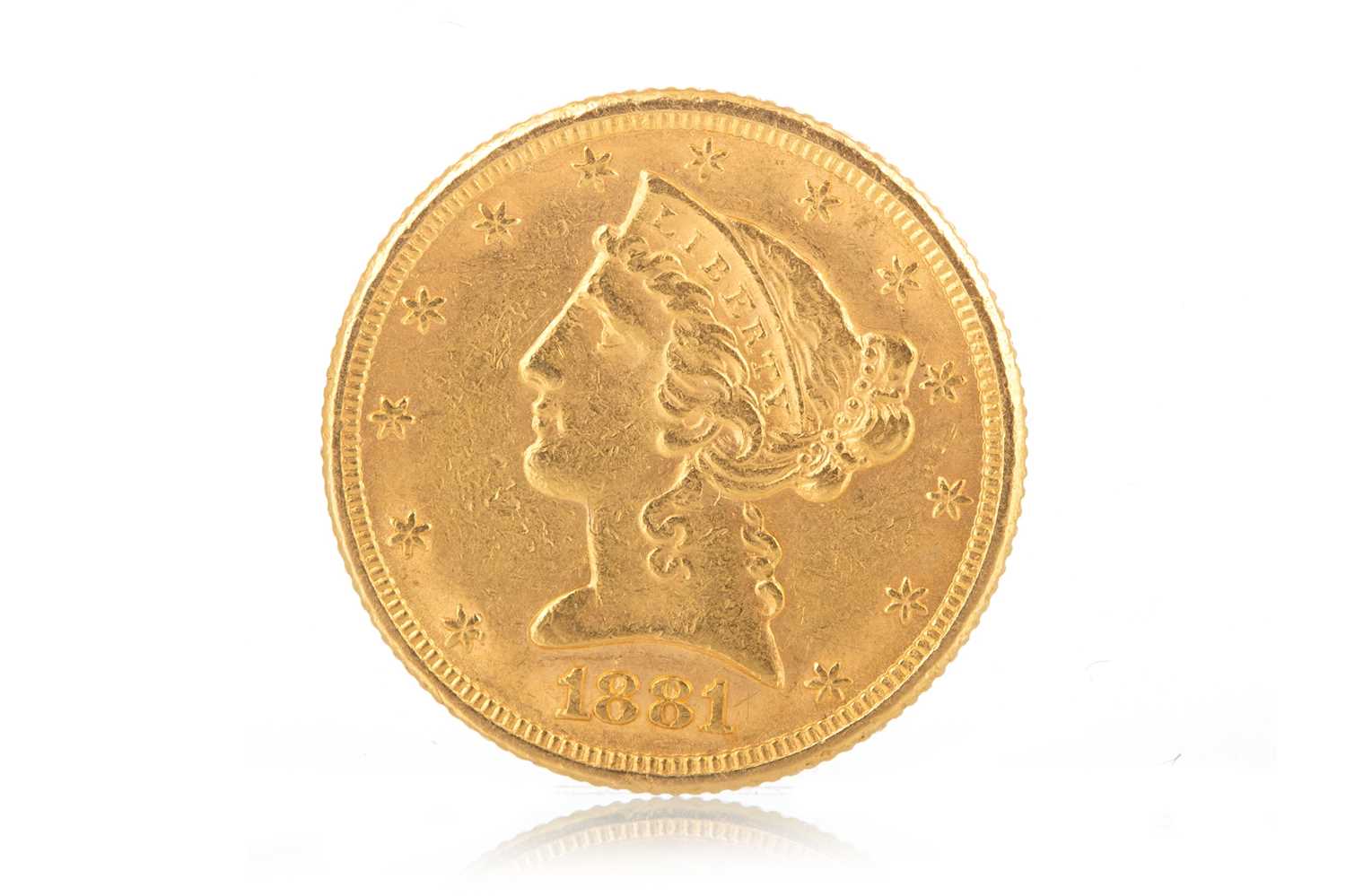 AMERICAN LIBERTY HEAD GOLD FIVE DOLLAR COIN - Image 2 of 2