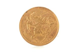 EDWARD VII HALF SOVEREIGN DATED 1908,