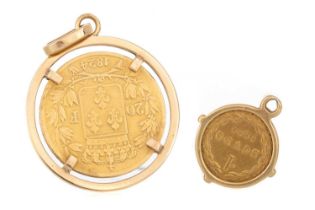 LOUIS XVIII GOLD 20 FRANCS, 1824,