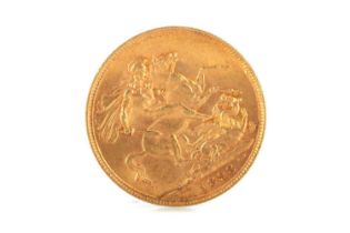 LATE VICTORIAN GOLD SOVEREIGN,