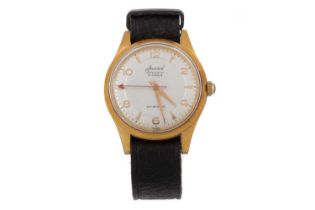 ACCURIST, ANTIMAGNETIC GOLD PLATED MANUAL WIND WRIST WATCH,