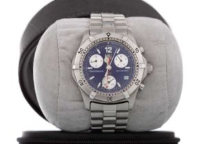 TAG HEUER, PROFESSIONAL STAINLESS STEEL QUARTZ WRIST WATCH,