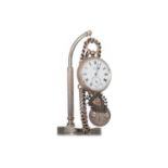 SILVER POCKET WATCH ON STAND