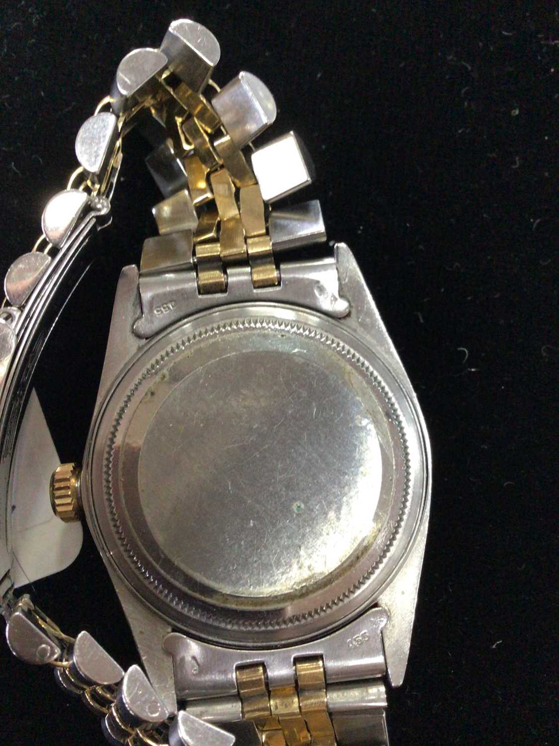 ROLEX OYSTER PERPETUAL DATEJUST STAINLESS STEEL AUTOMATIC WRIST WATCH - Image 6 of 8
