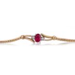 RUBY AND DIAMOND BRACELET