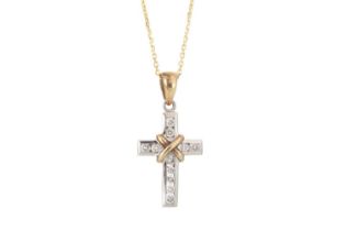 DIAMOND CROSS PENDANT