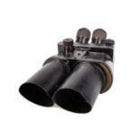 PAIR OF GERMAN WWII-PERIOD D.F. 10x80 FLAK ARTILLERY BINOCULARS