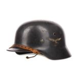 A GERMAN WWII-PERIOD M35 STAHLHELM