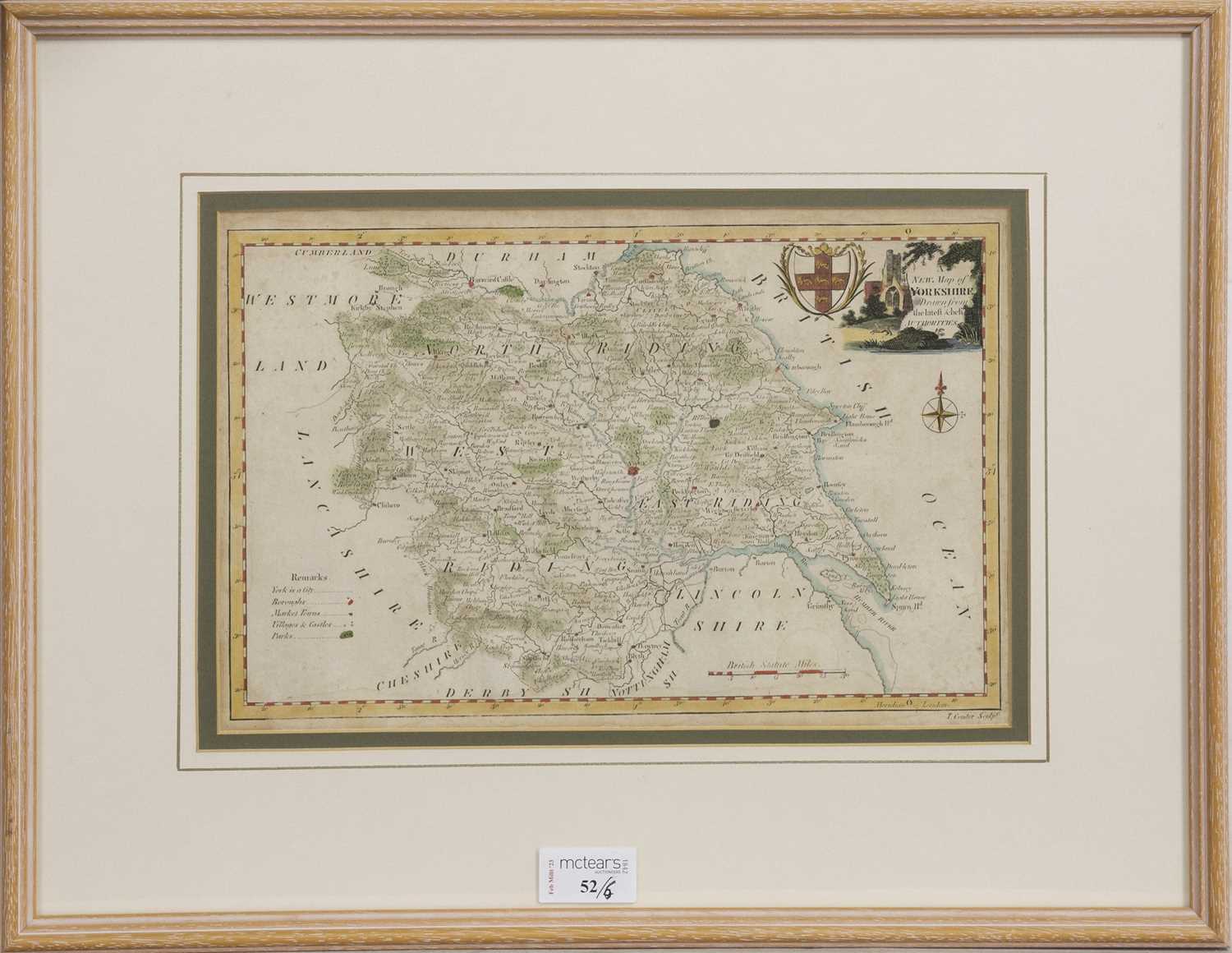 THOMAS BOWEN, FOUR ENGLISH COUNTY MAPS, ALONG WITH TWO FURTHER MAPS - Image 5 of 6