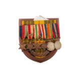 CAMPAIGN MEDAL GROUP AWARDED TO GNR F. COYLE R.A. WWII