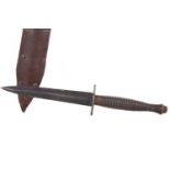 FAIRBAIRN-SYKES TYPE FIGHTING KNIFE MID-20TH CENTURY