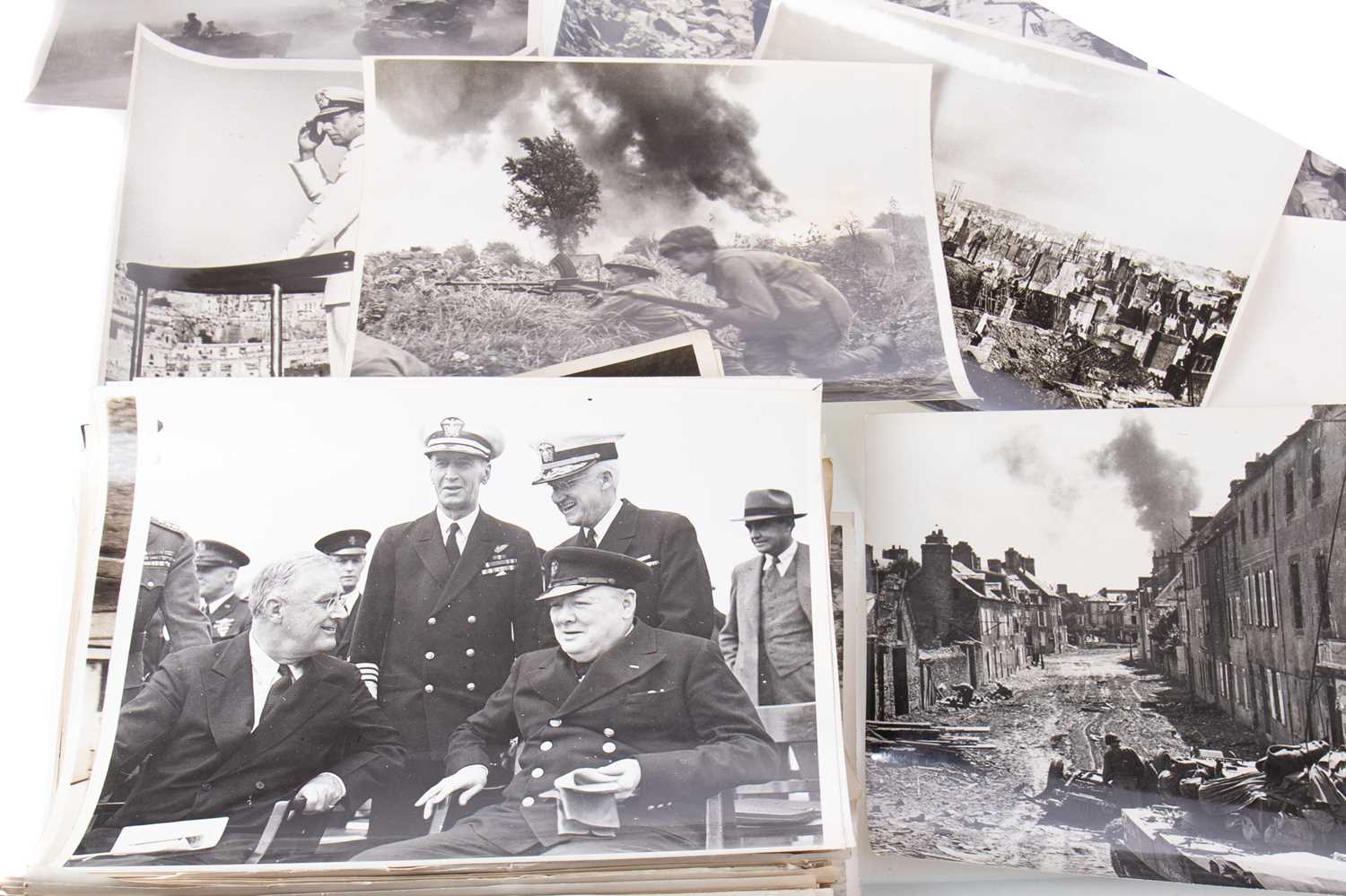 COLLECTION OF OFFICIAL PHOTOGRAPHS WWII PERIOD