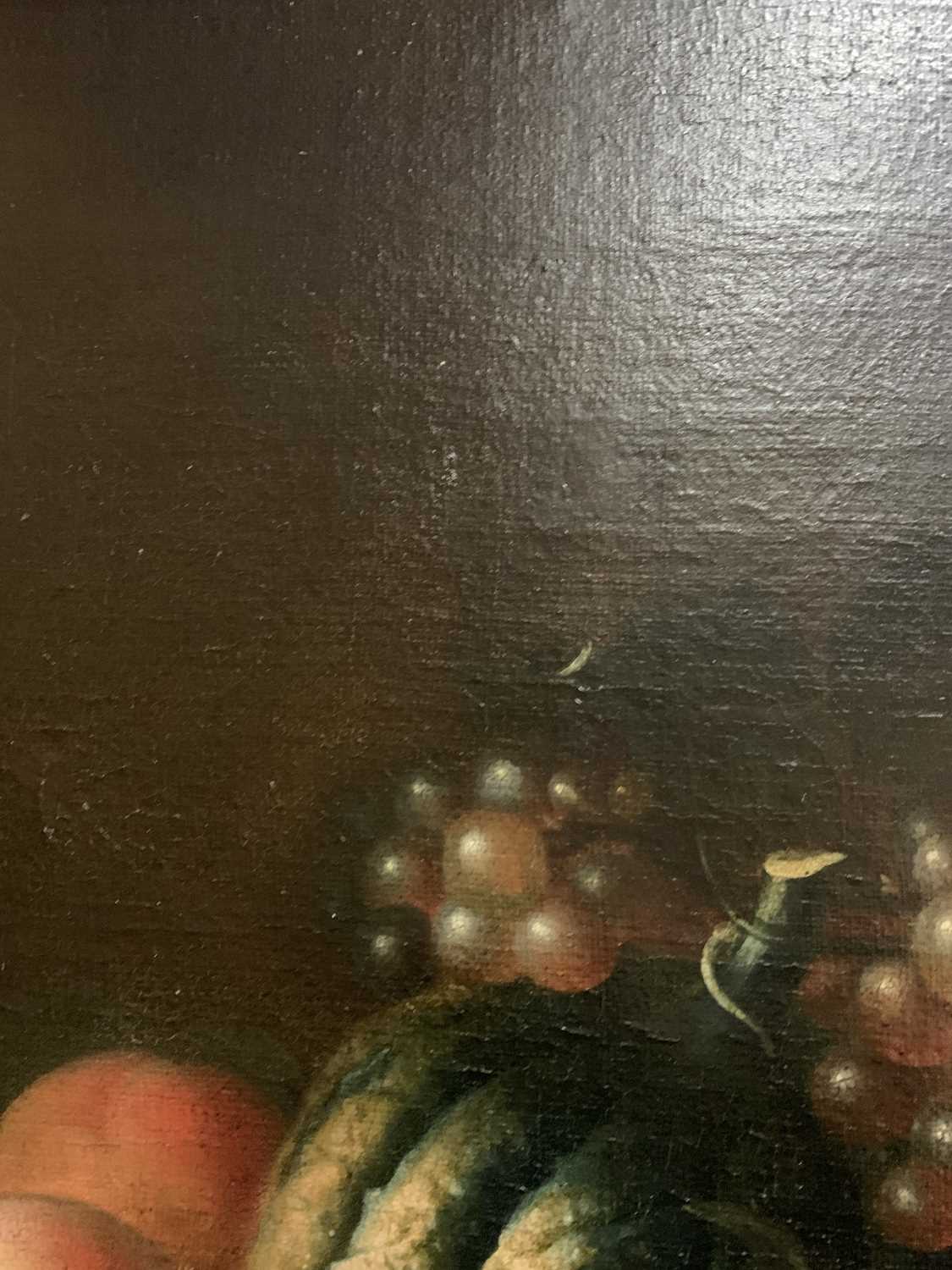STILL LIFE, AN 18TH.19TH CENTURY OIL - Image 2 of 4