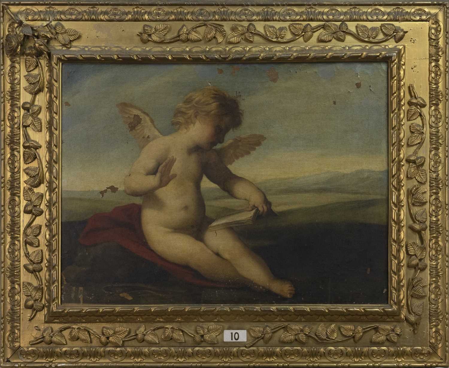 CUPID, A 19TH CENTURY ITALIAN SCHOOL OIL