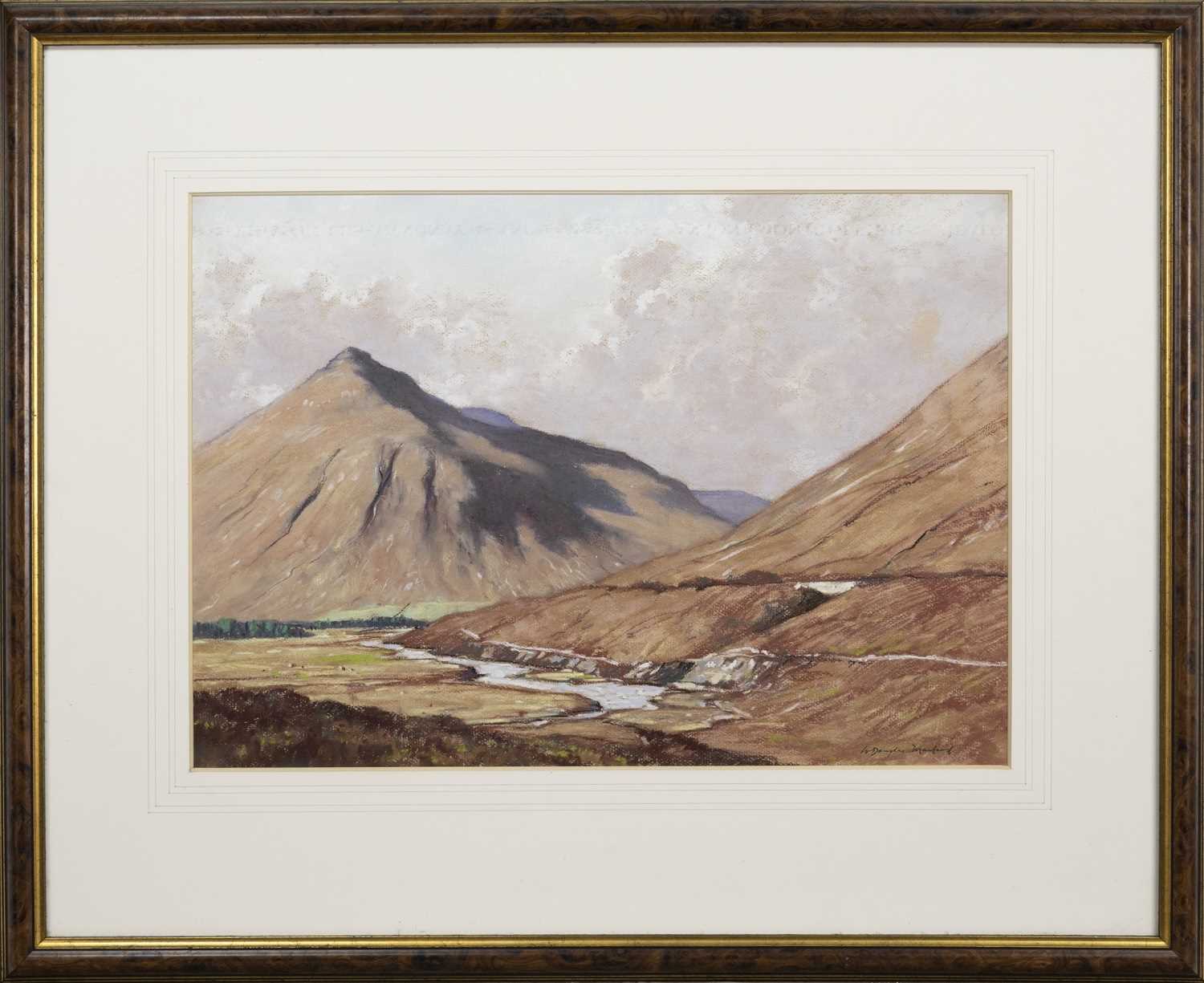 BEINN DORAIN, A PASTEL BY WILLIAM DOUGLAS MACLEOD