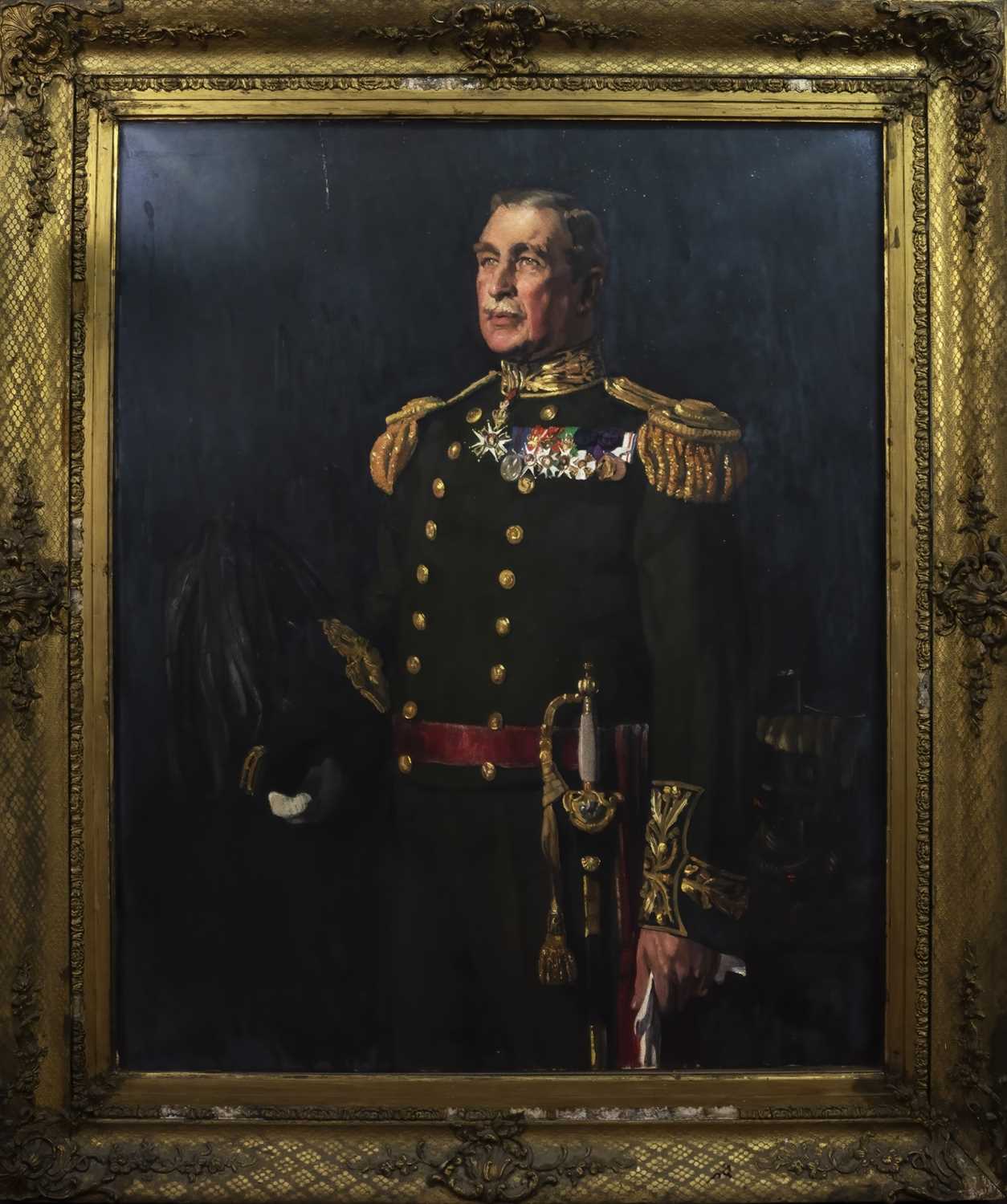 PORTRAIT OF EDWARD THEODORE, LORD SALVESEN, AN OIL