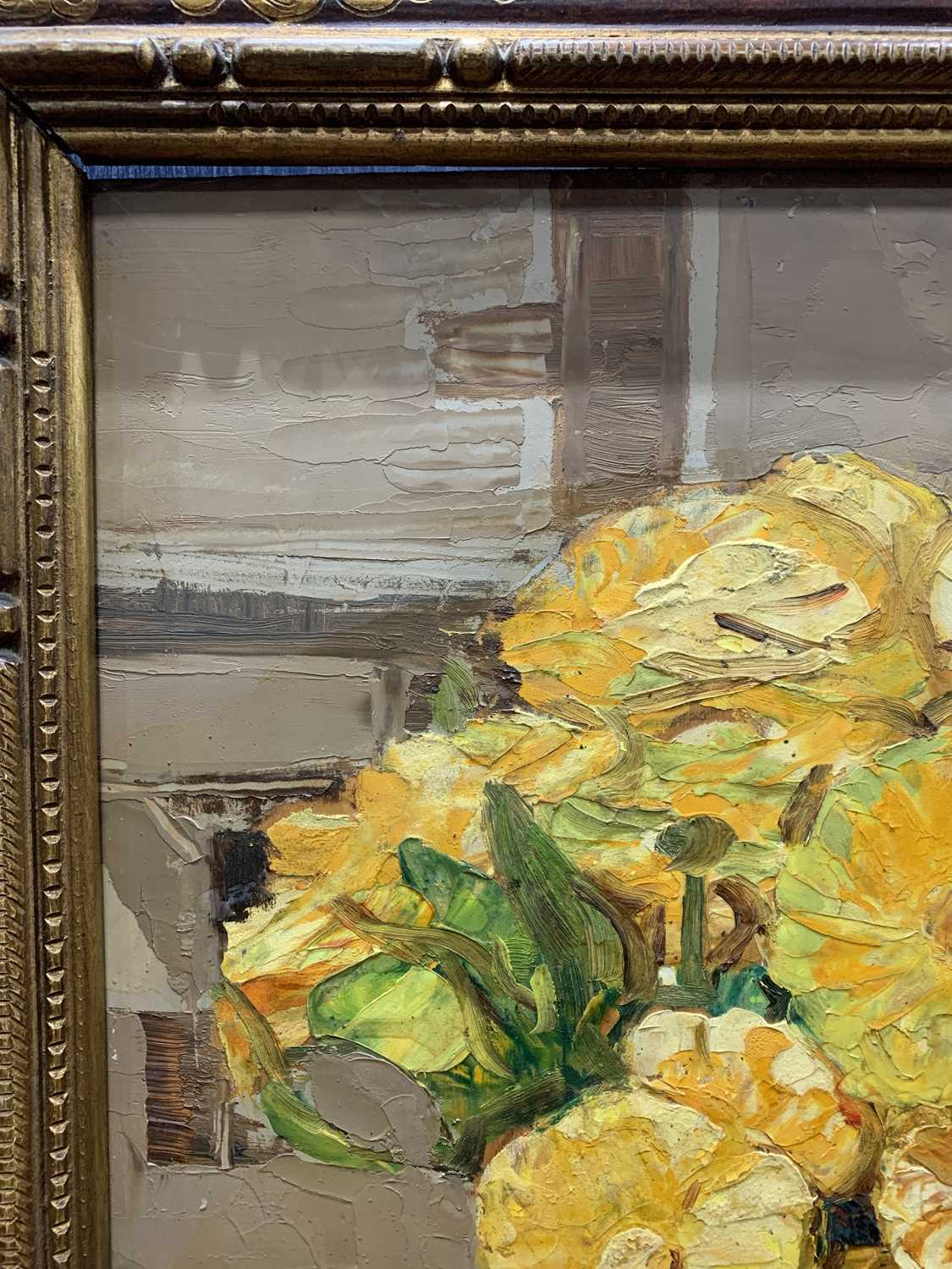 FLOWER PIECE, AN OIL BY JOSEPH VICTOR COMMUNAL - Image 2 of 17