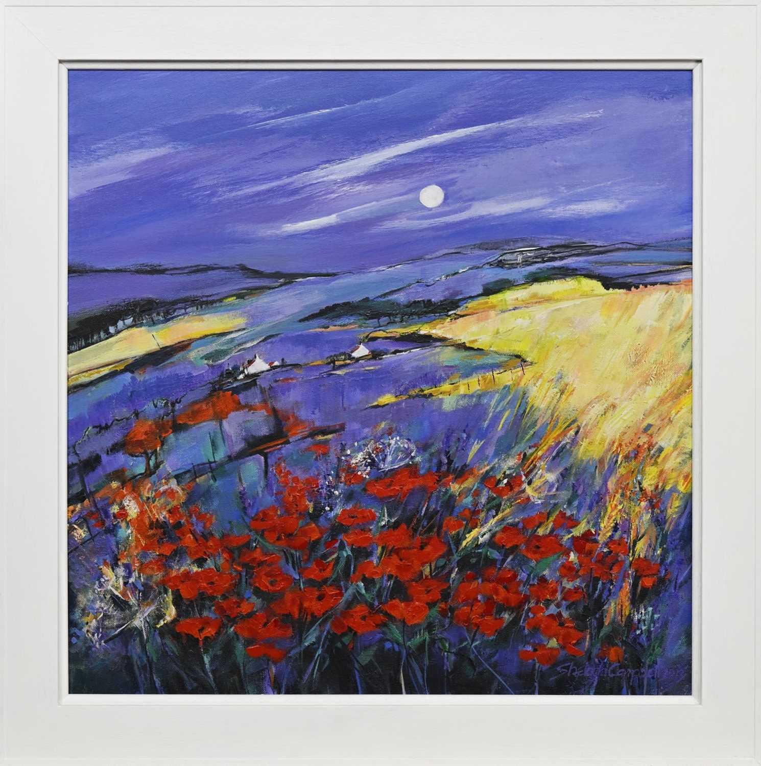 * SHELAGH CAMPBELL, PERTHSHIRE POPPIES AND LAVENDER