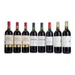8 BOTTLES OF FRENCH RED WINE FROM THE BORDEAUX REGION INCLUDING CHATEAU LA CROIX DU CASSE 1990 POMER