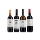 4 BOTTLES OF ITALIAN WINE INCLUDING SORBAIANO 1998 PIAN DEL CONTE SANGIOVESE DI TOSCANA