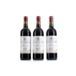 3 BOTTLES OF CHATEAU LASCOMBES 1990 MARGAUX FRENCH - BORDEAUX