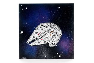 ACCEPTTHIS, MILLENNIUM FALCON IN THE GALAXY OF HOPE