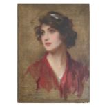 Sir Samuel Luke Fildes RA (1843-1927) - Study for a Portrait of Lady Alexander, signed and dated Nov