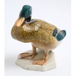 A Beswick pottery model of a mallard duck, 17cm h, impressed and printed marks, shape No 817 The