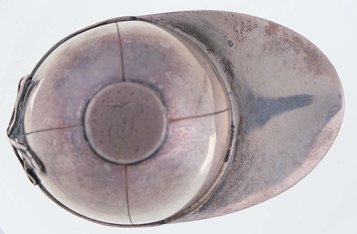 A George III silver jockey cap novelty caddy spoon, 69mm l, by Hester Bateman, maker's, duty and - Image 3 of 7