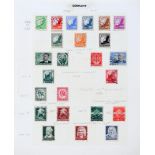 STAMPS – GERMANY 1892-1965 the mint and used collection inc. mint 1899 Allegory 2m blue, 1902 2pf to