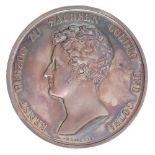 Germany, Saxony, 1826, ERNST HERZOG ZU SACHEN COBURG UND GOTHA, silver 50mm, 55gm, in red leather