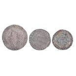 English Hammered Silver, Edward IV, Groat, London, 2.9gm, F-VF; Edward VI, Sixpence, mm tun, 2.