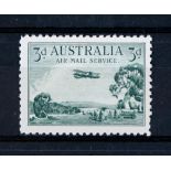 STAMPS – NEW GUINEA & AUSTRALIA 1931 Air 1/2d to £1, 1935 £2 bright violet. 1939 Air 1/2d to £1 (