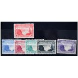 STAMPS – RHODESIA 1905 Victoria Falls 1d to 5/- and Northern Rhodesia 1925 1/2d to 20/-. Fine