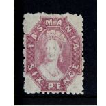 STAMPS – AUSTRALIAN STATES – TASMANIA 1863 -1903 inc.1863 6d mauve, 1871-91 perf 12 6d,1892-99 1/