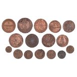 World Coins, Russia, 5K 1763, 1792; 10K 1762; Siberia, 10K 1779; others various, an interesting